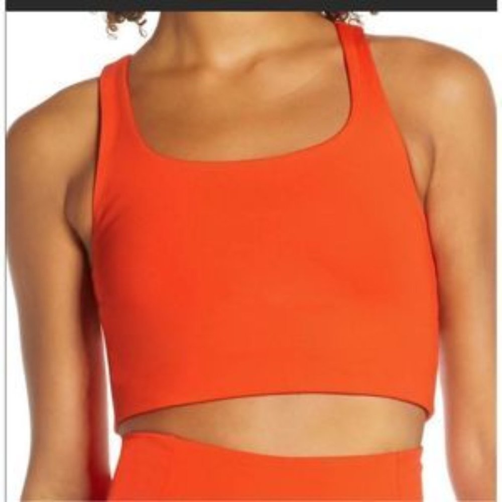 Girlfriend Collective Paloma Racerback Bra in Tart Size S